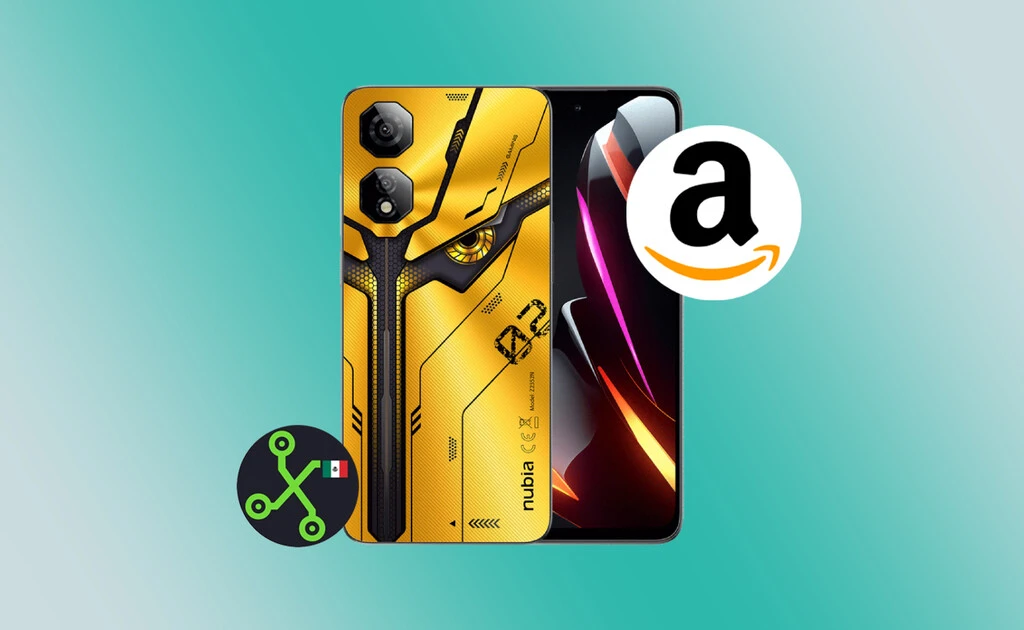 Amazon rebaja a poco más de 4,000 pesos y con MSI este celular nubia de 8/256 GB, pantalla de 120 Hz, gatillos para juegos y cámara de 50 MP