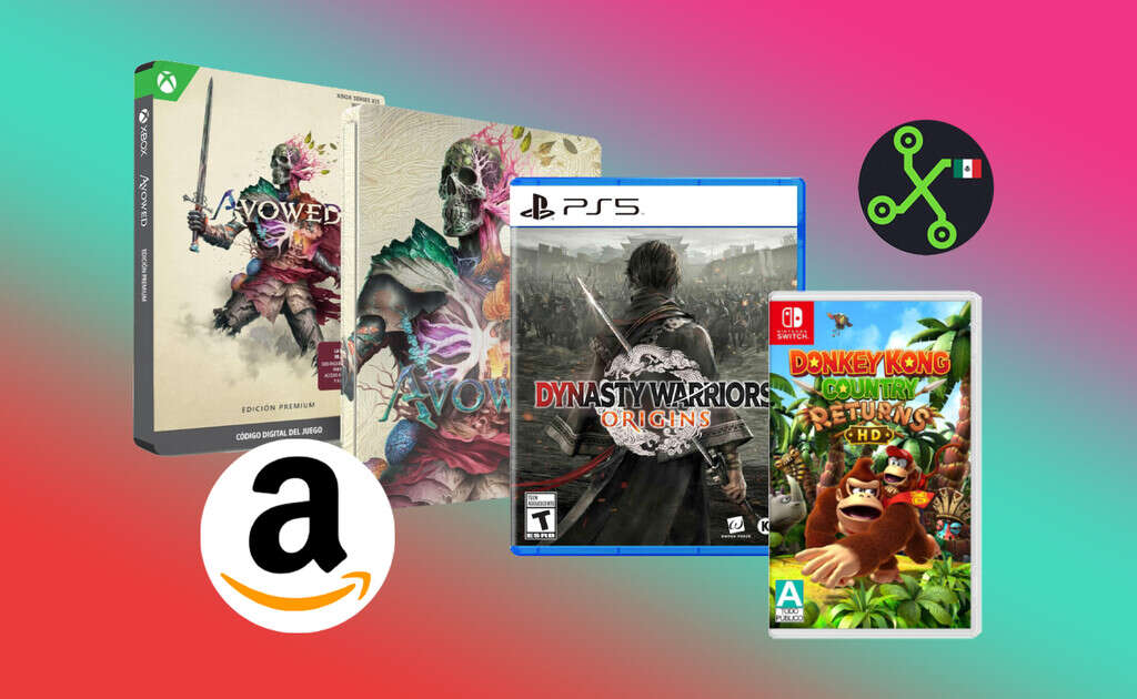 Amazon México tiene 25% de descuento en preventas: juegos para Nintendo Switch, PS5 y Xbox en oferta