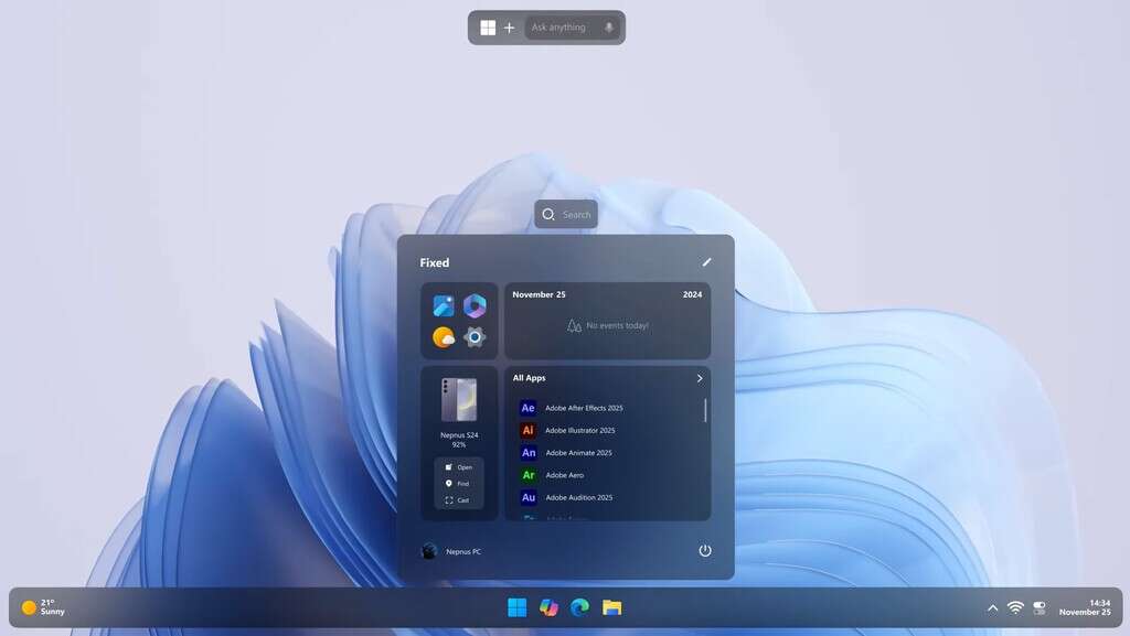 Microsoft no dice ni mu sobre Windows 12, pero este diseño conceptual nos ha encantado: Windows y macOS se dan la mano 