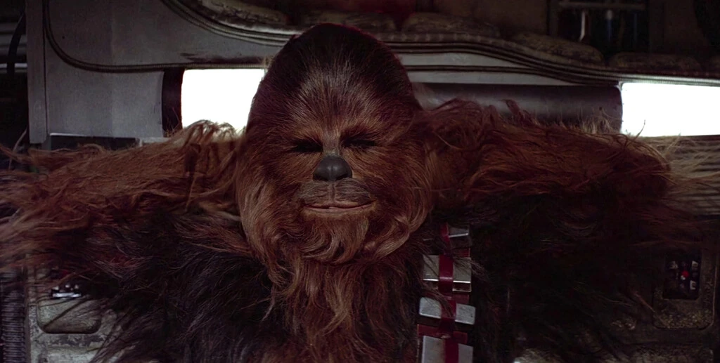 George Lucas tenía un problema con los wookies en El retorno del Jedi y lo resolvió partiéndolos a la mitad 