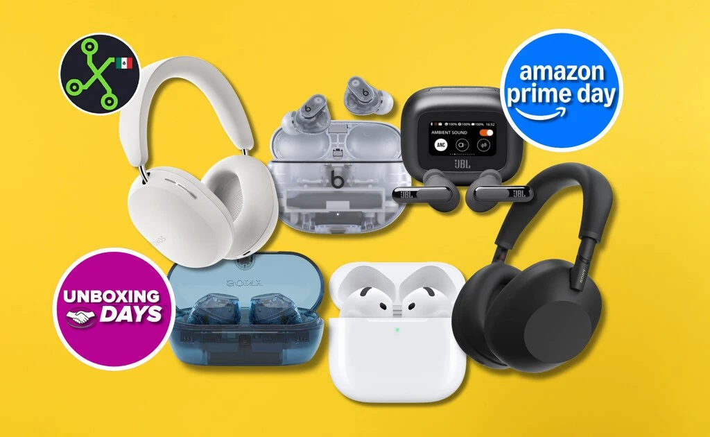 Amazon México y Mercado Libre rematan audífonos con las ofertas Prime Day y Unboxing Days 2025 