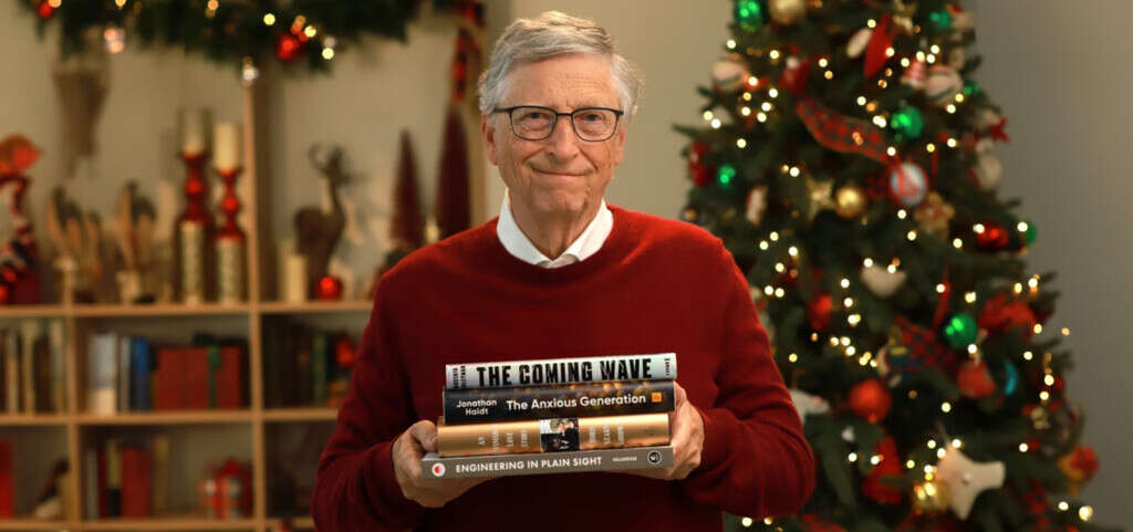 Estos son los cuatro libros recomendados por Bill Gates para leer en Navidad. Bonus: menciona otro que 