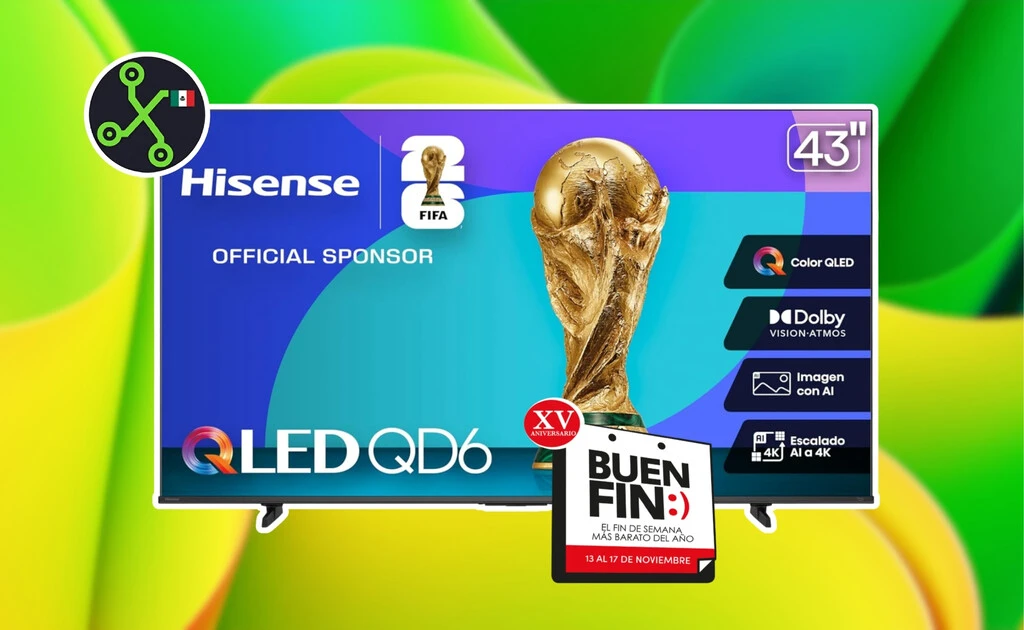 Televisión barata con resolución 4K, tres puertos HDMI y hasta USB. Todavía puedes conectarle un DVD 