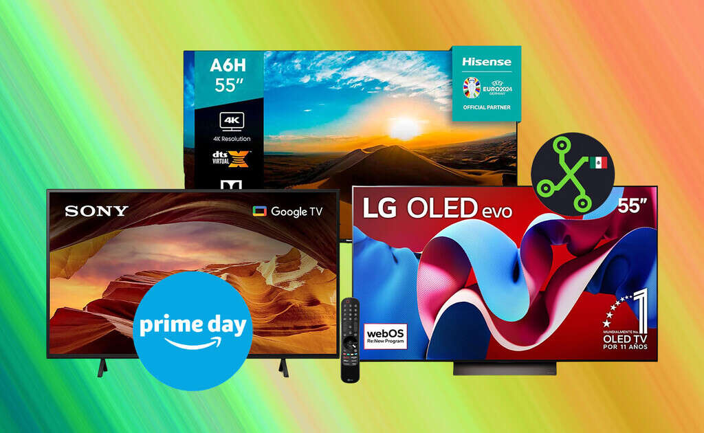 Estas son las smart TV de Hisense, LG, TCL, Sony y más que tienen asombrosos descuentos en Amazon México por el Prime Day 2024 