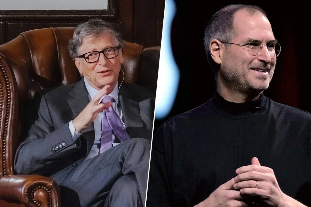 Steve Jobs acusó a Bill Gates de haber robado. Y él no lo negó: se metió en el mismo saco con un “y tú más” 