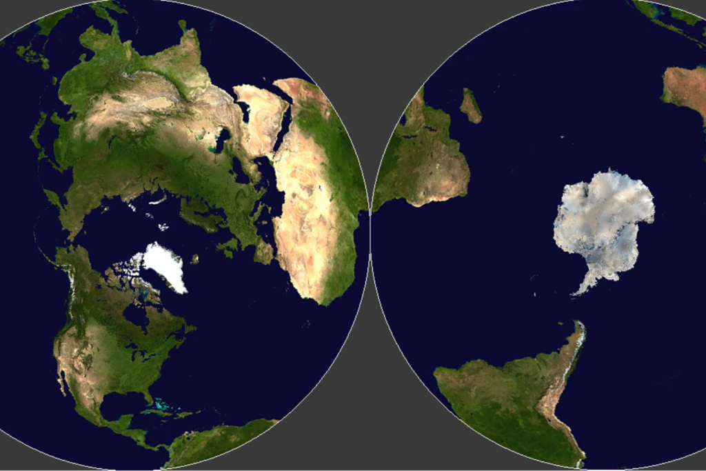 Unos físicos crearon el mapa más preciso de la Tierra y no tiene nada que ver con lo que todos conocemos