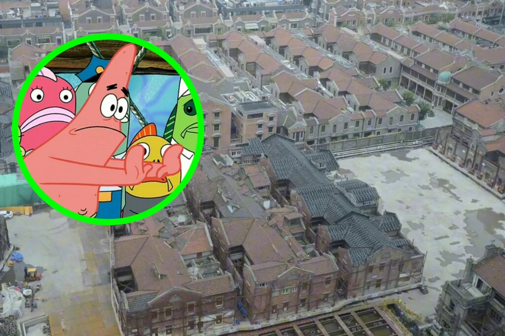 China completó una proeza de ingeniería en tres semanas: movieron un edificio de 7,500 toneladas, construyeron debajo y lo regresaron 