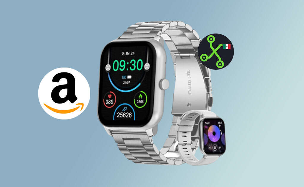 Por irracional que parezca, este smartwatch, con monitores de salud y batería de hasta una semana, cuesta menos de 400 pesos en Amazon