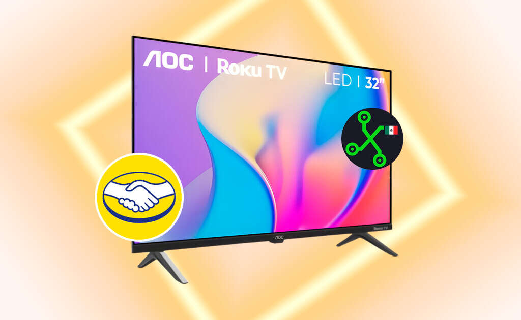 Por menos de 3,000 pesos encuentras esta Smart TV con Aoc, una de las más baratas con Roku TV: con hasta 15 MSI en Mercado Libre  