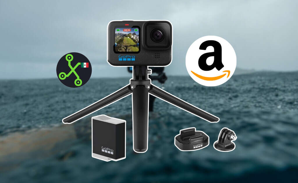 El precio de este combo de GoPro, que incluye una HERO12 Black y prácticos accesorios, cae a su mínimo con más de 2,000 pesos de descuento 