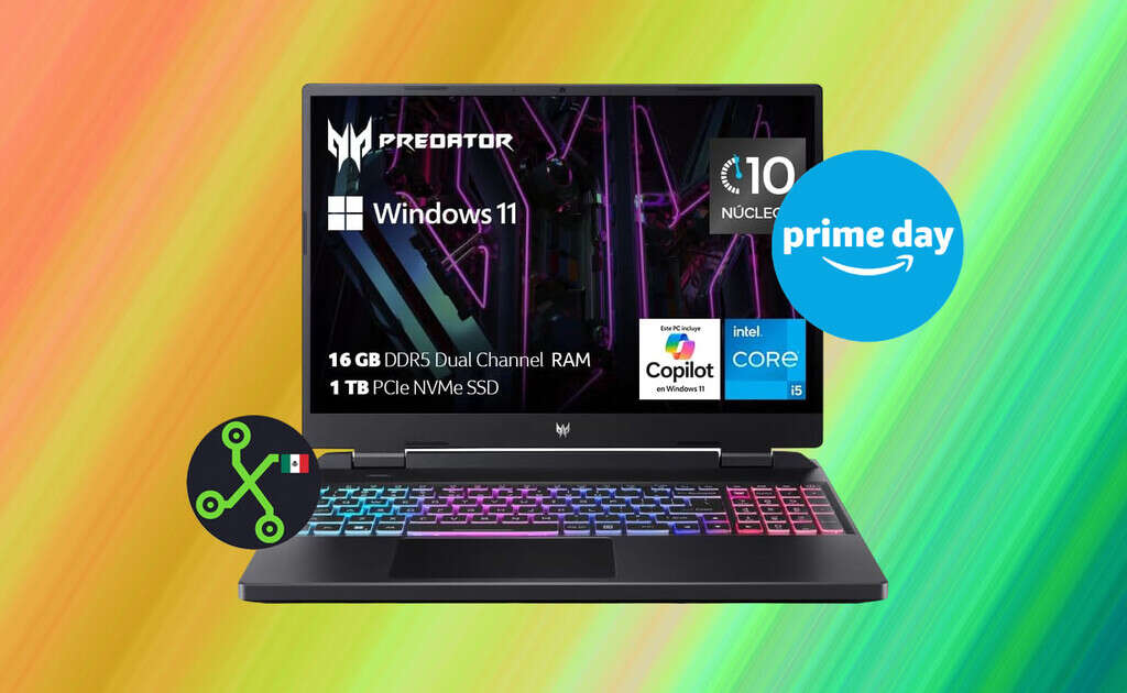 Mejores ofertas Prime Day 2024: laptop gaming Acer Predator RTX 4050, 16 GB RAM y 1 TB SSD para jugarlo todo y con doble descuento 