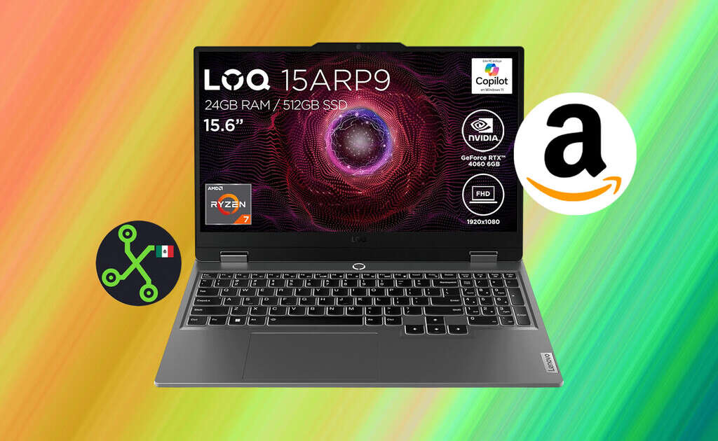 El mejor regalo para los gamers: Lenovo LOQ RTX 4060, 24 GB de RAM y 512 GB SDD para jugar todo lo que quieras por 21,299 pesos 