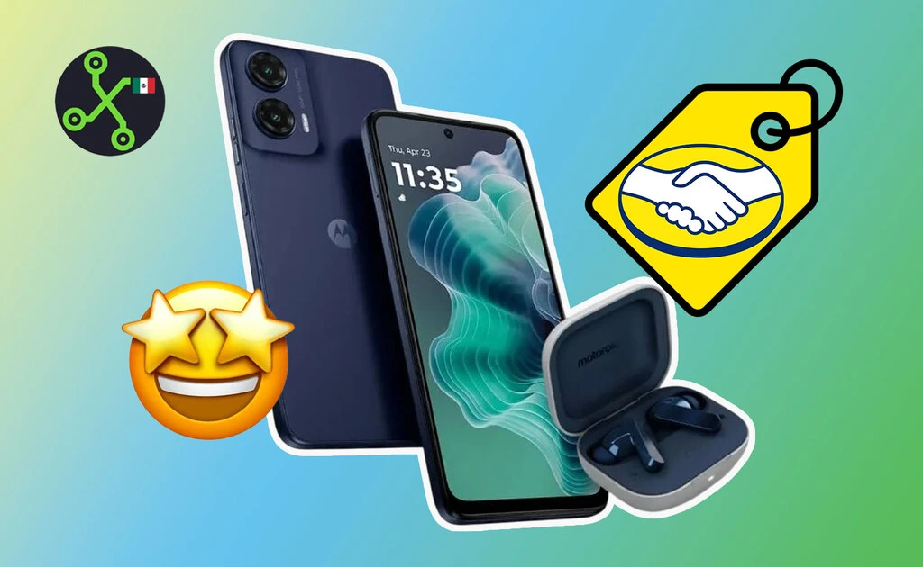 Este celular de Motorola no solo tiene un jugoso descuento, sino que hasta te regala unos audífonos si lo compras en Mercado Libre 