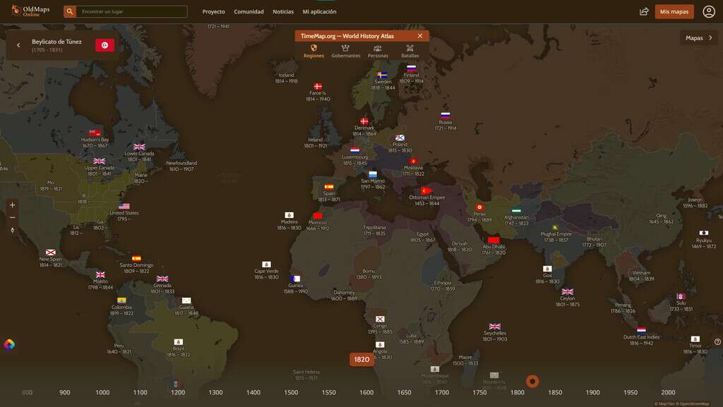 Este Google Maps de la Historia es la web más increíble para ver cómo han cambiado los países desde hace miles de años hasta ahora 