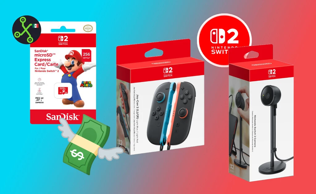 Control Pro para Nintendo Switch 2, la cámara y todos los accesorios de la nueva consola que ya puedes comprar en México 
