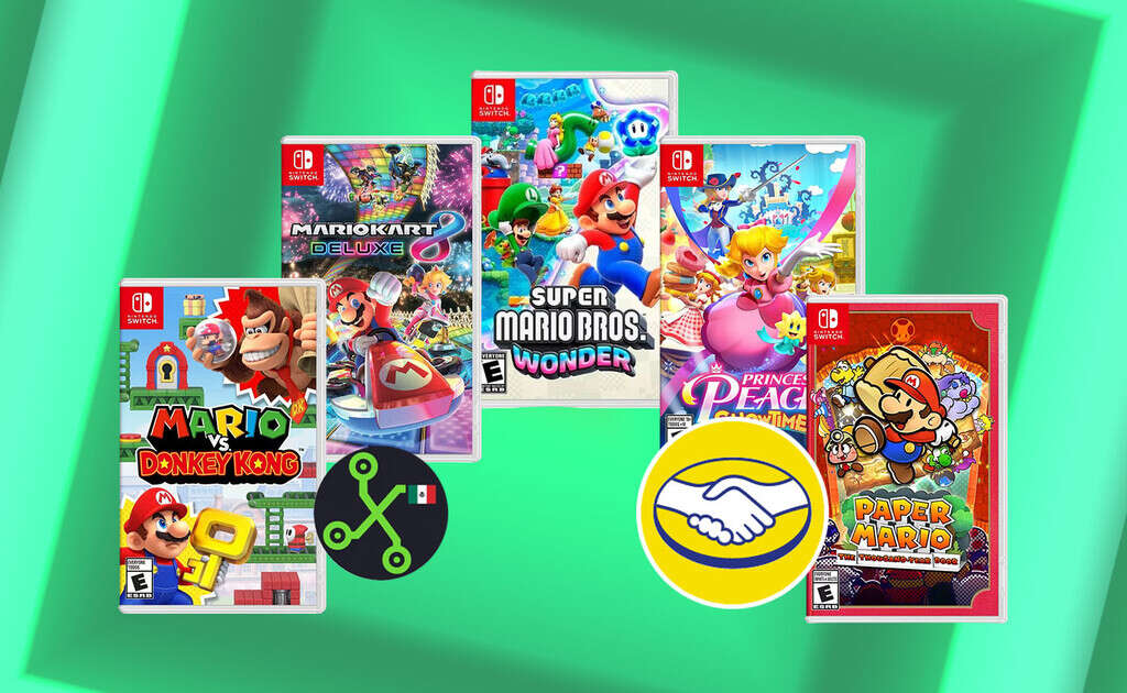 Mercado Libre tiene estos cinco juegos para los fans de Mario a partir de 589 pesos 