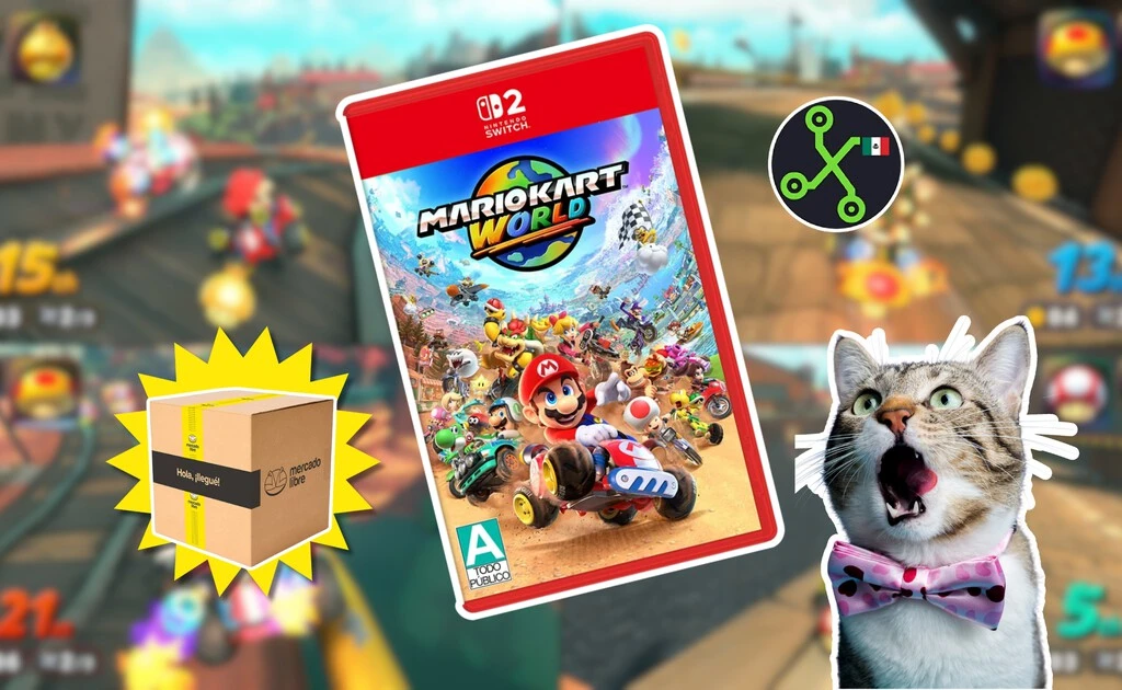 Nintendo Switch 2 ya tiene su videojuego estelar con descuento: Mario Kart World baja de precio en Mercado Libre a unas horas de su estreno