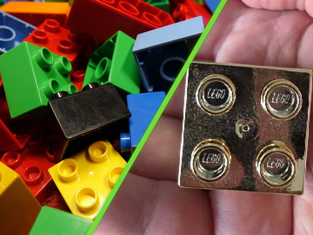 Este empleado de LEGO presumió lo que le dieron por su cuarto aniversario: una pieza  Lego dorada que todos queremos 