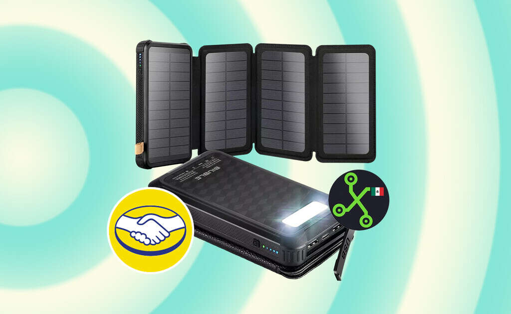 Esta power bank solar tiene 30,000 mAh de capacidad y no supera los 599 pesos 