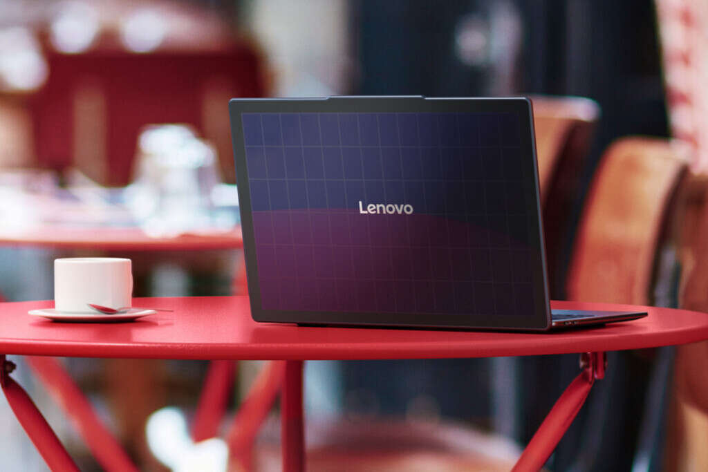 Lenovo quiere un nuevo nivel de productividad: con pantallas plegables de 18 pulgadas y laptops con paneles solares  