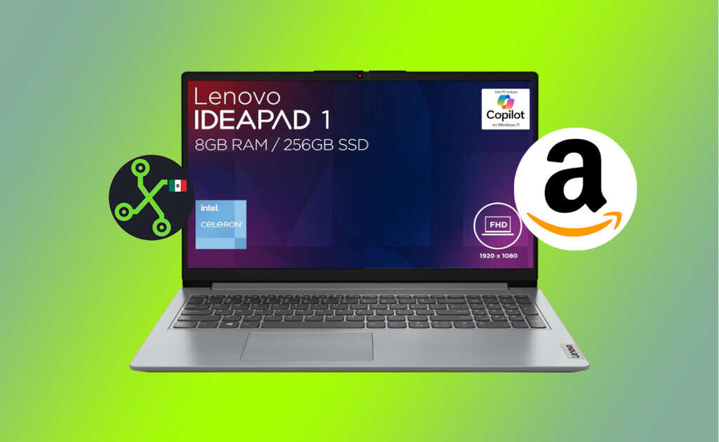 Laptop Lenovo de 8/256 GB, más barata que nunca en Amazon: inédita oferta que la deja en poco más de 5,000 pesos y con 12 MSI