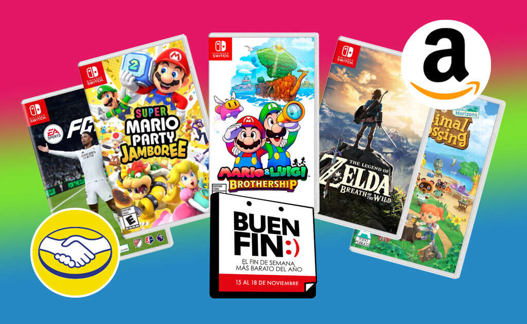 Buen Fin 2024: los mejores juegos de Nintendo Switch de oferta en Amazon México y Mercado Libre