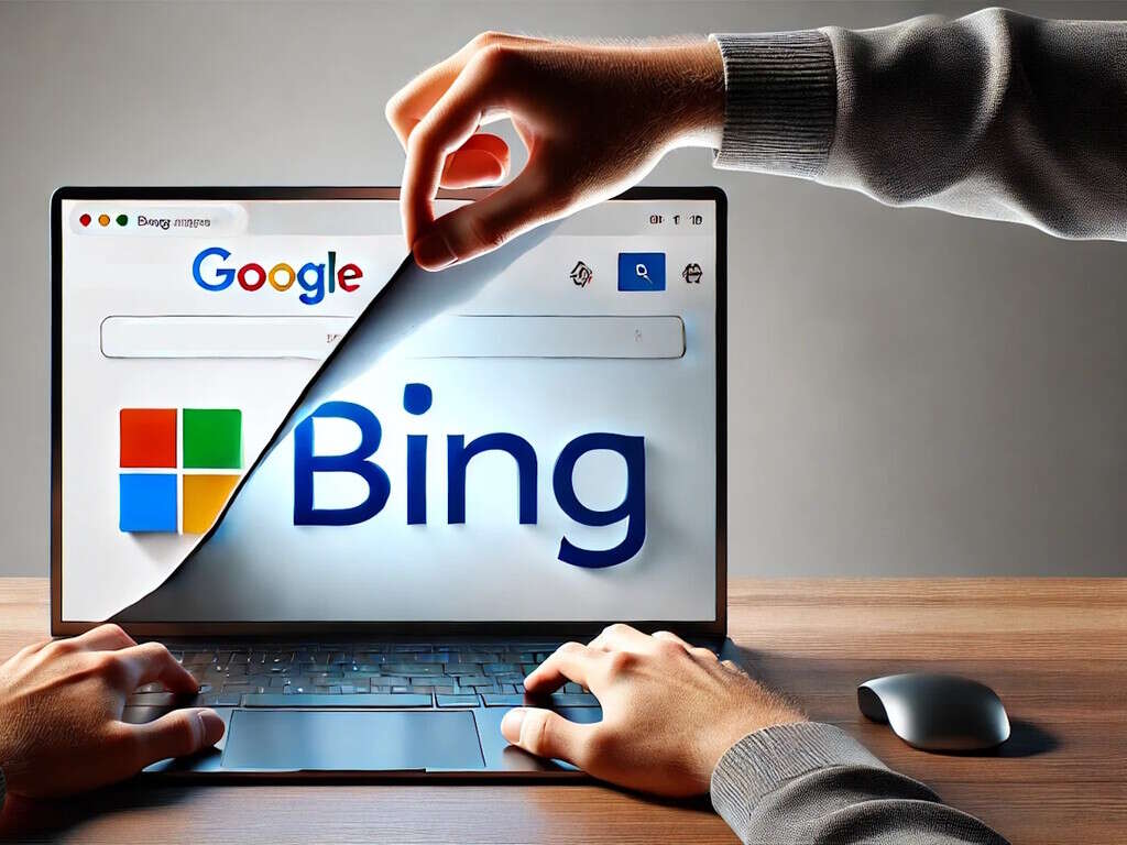 Todo el mundo usa Bing para buscar 'Google'. Así que Microsoft ha decidido engañarnos para que pensemos que ya estamos en Google 