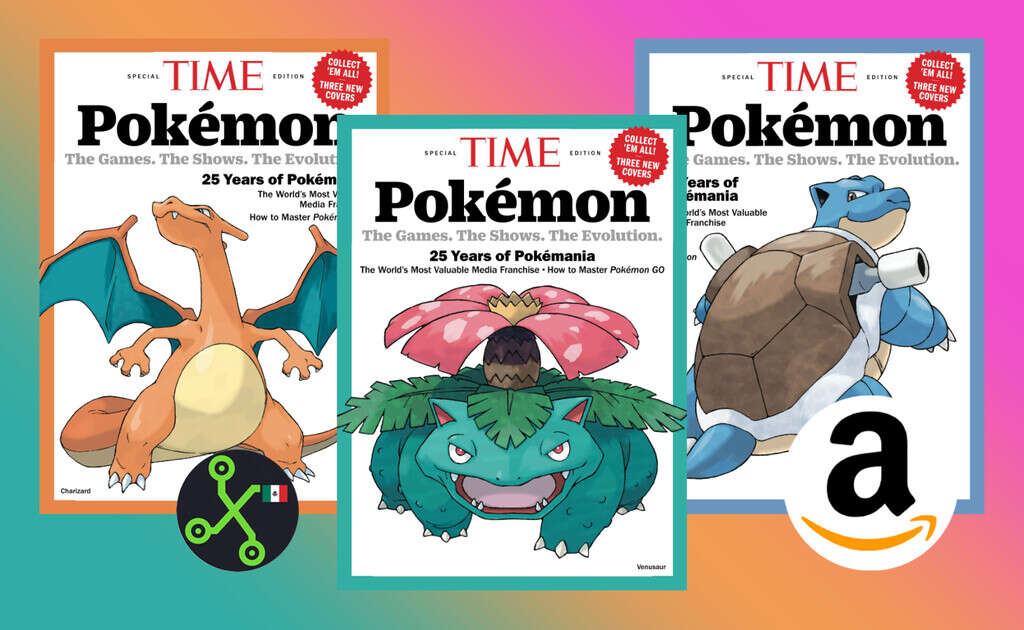 Charizard, Blastoise y Venusaur como verdaderas superestrellas: Pokémon se adueñó de la portada de la revista TIME