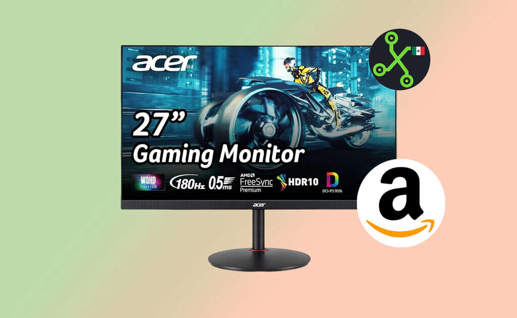 Este monitor Acer tiene un descuento tan increíble como su tasa de 180 Hz y 0.5ms de respuesta: precio mínimo histórico y MSI en Amazon 