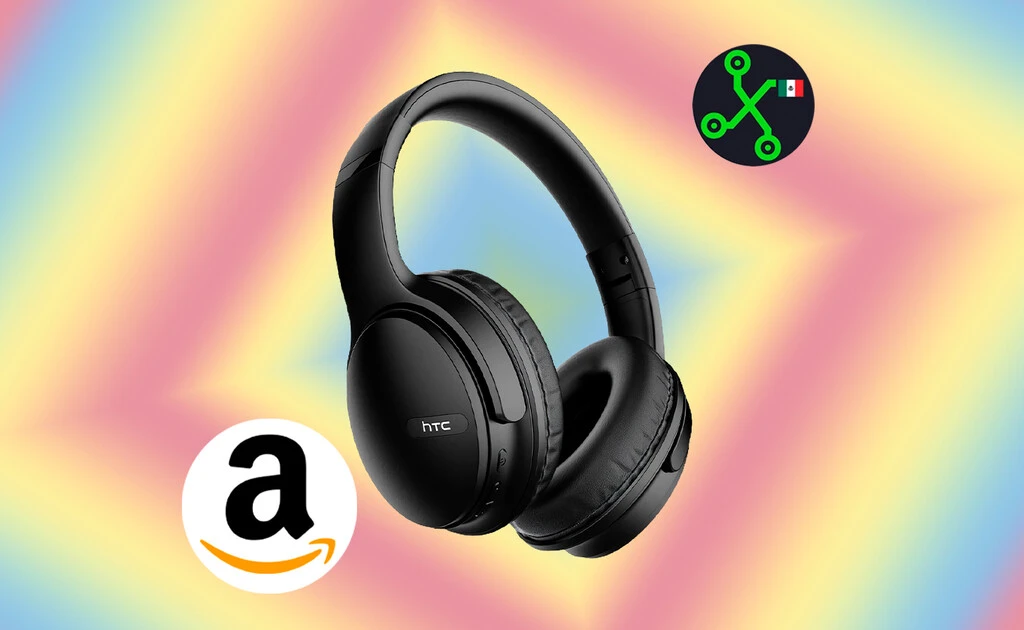 Audífonos HTC con oferta relámpago en Amazon México: Bluetoot 5.3, cancelación de ruido y por menos de 500 pesos  