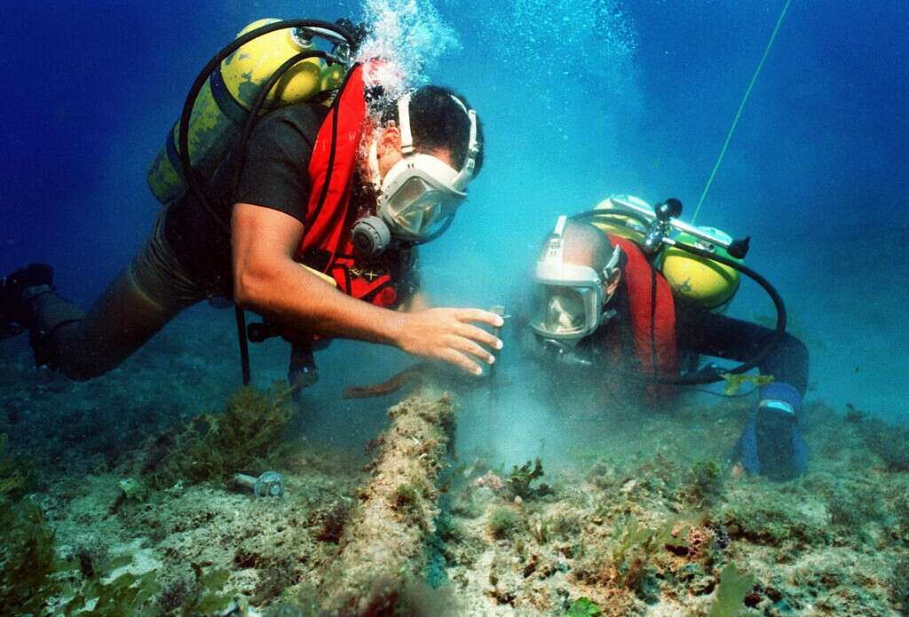 Estos buzos pensaron que encontraron un simple tronco en el río, pero en realidad se trataba de una reliquia de 300 años de antigüedad 