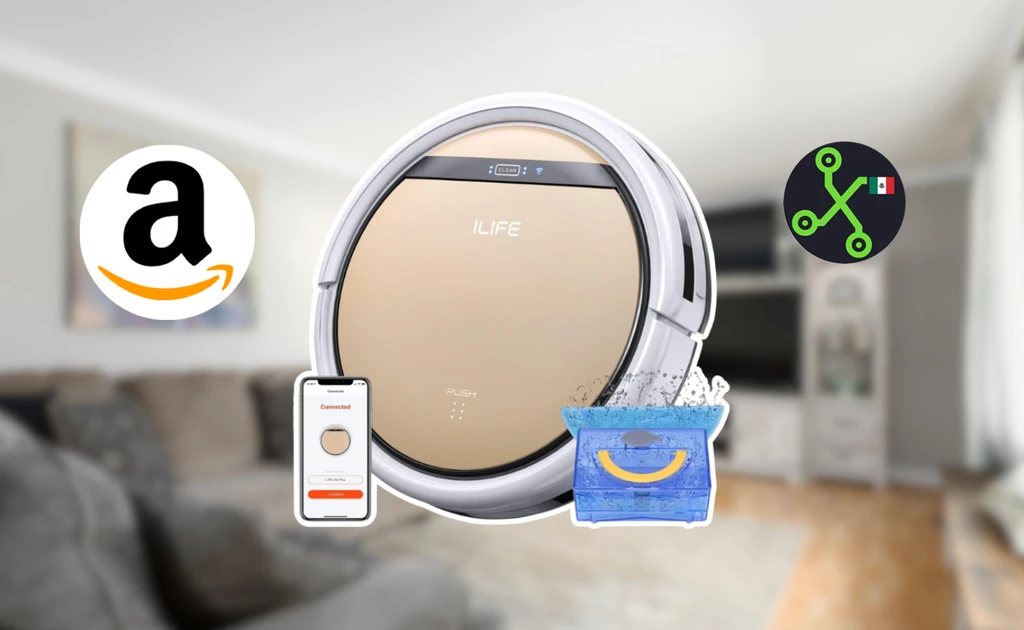 Amazon: por menos de 2,700 pesos puedes olvidarte de barrer y trapear gracias a esta aspiradora robot de ILIFE 