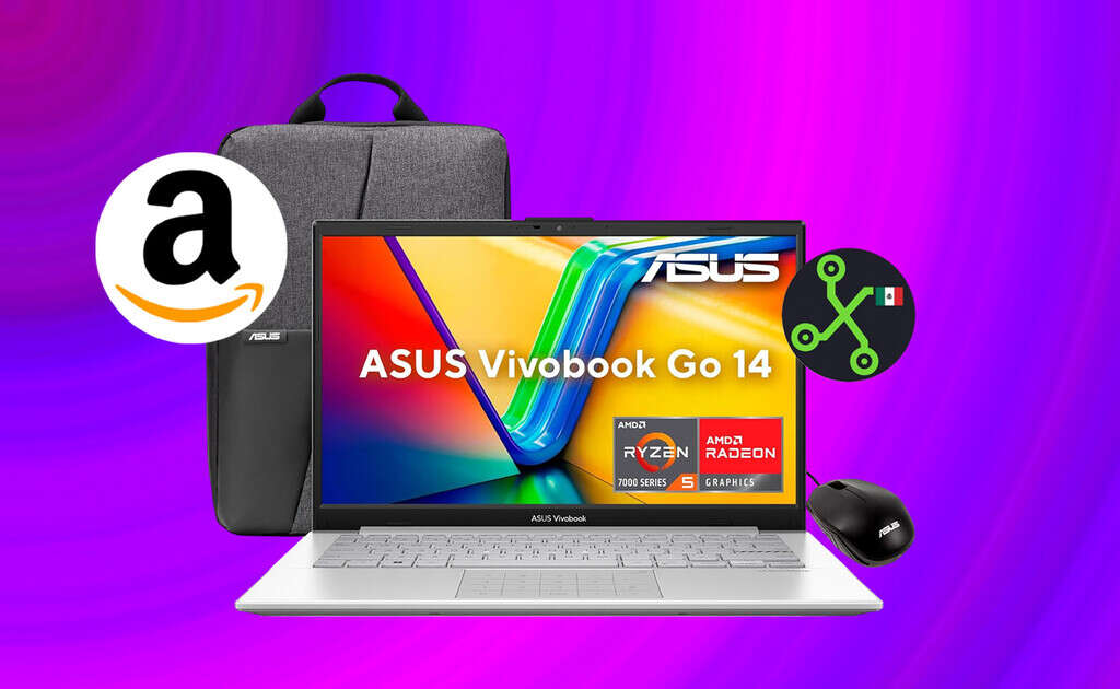 Este paquete de ASUS con una laptop, mochila y mouse es perfecta para el regreso a clases por menos de 6,800 pesos en Amazon México 