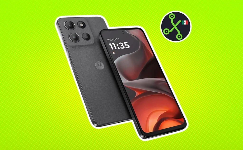 Celular Motorola barato, con tres cámaras y batería de 5200 mAh. Ideal para regalar a un estudiante 