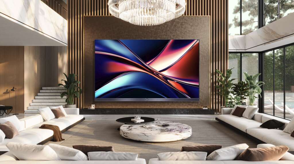 Hisense competirá en 2025 con una enorme televisión MicroLED de 136 pulgadas: así es la nueva 136MX