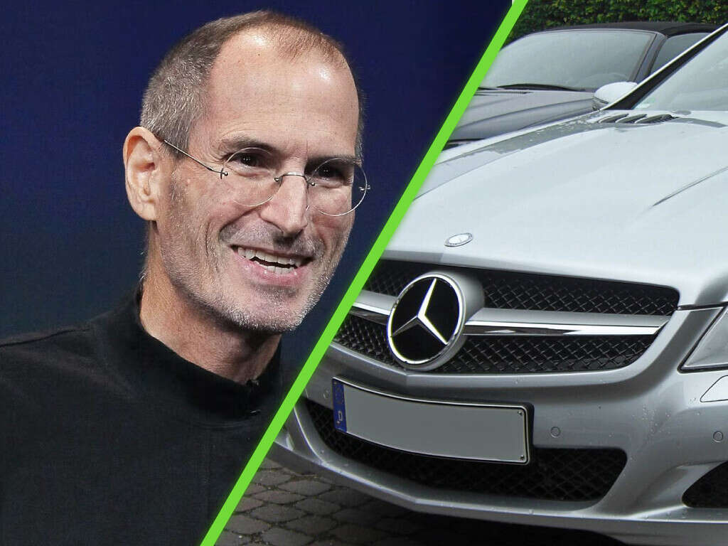 Steve Jobs siempre compraba un Mercedes-Benz Clase SL cada seis meses: la clave siempre estuvo en la matrícula  