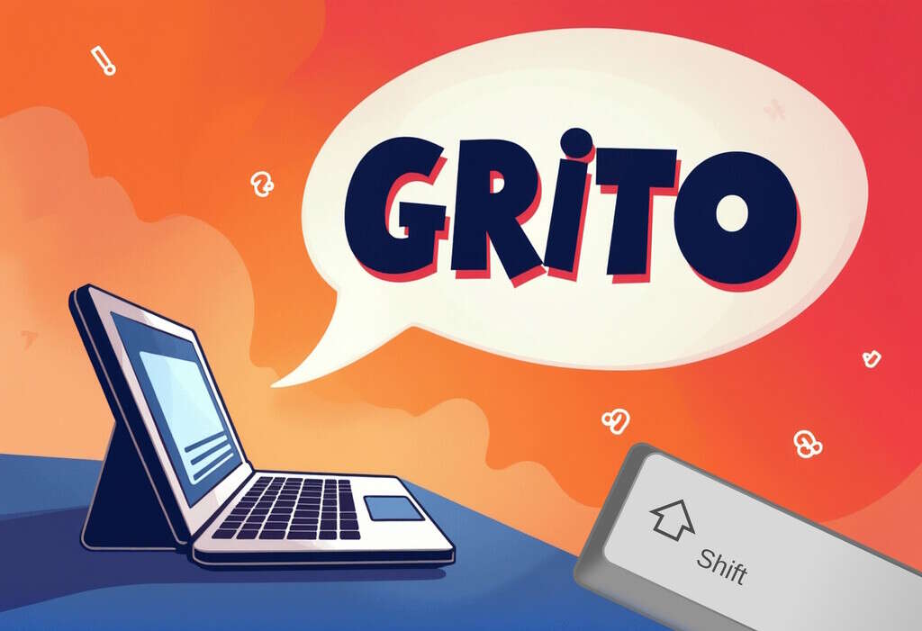 'Gritar en MAYÚSCULAS' es habitual en Internet... pero es una moda más antigua de lo que podrías pensar 