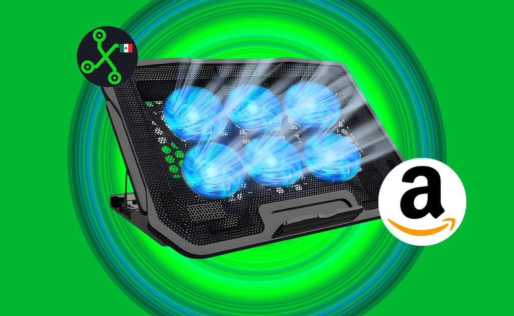 Esteve ventilador para laptop es el sueño de todos los gamers y cuesta menos de 250 pesos en Amazon México 