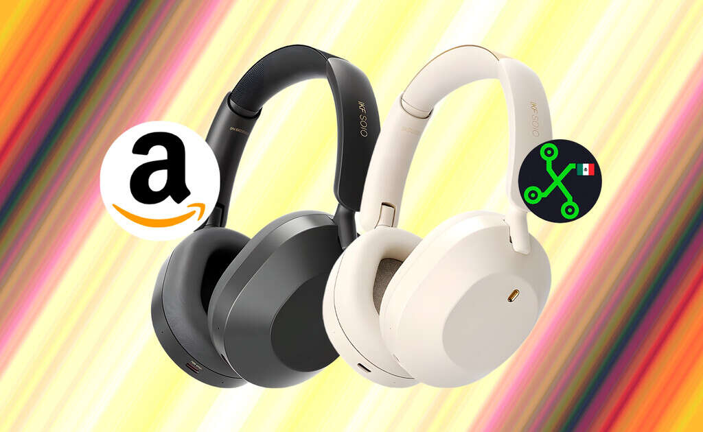 Audífonos over-ear con Hi-Res, hasta 130 horas de batería y baja latencia por menos de 1,000 pesos en Amazon México  