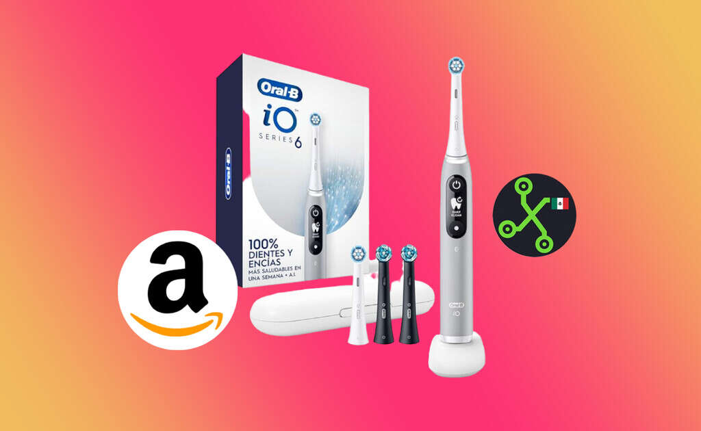 Este cepillo eléctrico Oral-B integra alta tecnología para el cuidado de tus dientes y Amazon lo remata con más de 2,300 pesos de descuento 