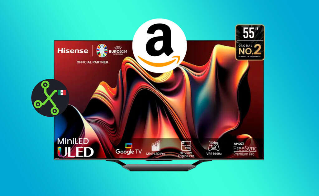 El precio de esta Smart TV 4K Hisense Mini LED cae a su mínimo histórico en Amazon: con tasa de 144 Hz, Google TV y compatibilidad con Alexa 