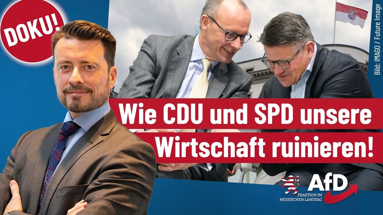 Hessen als Blaupause für den Bund: Wie CDU und SPD die Wirtschaft ruinieren!