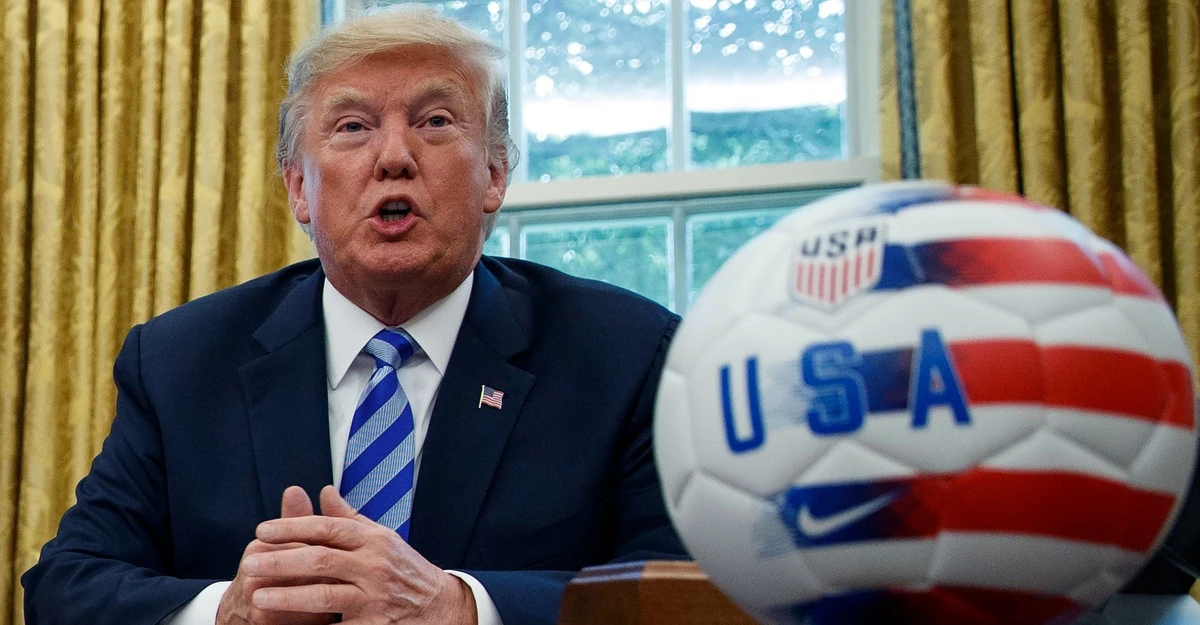 Trump Once Played Soccer