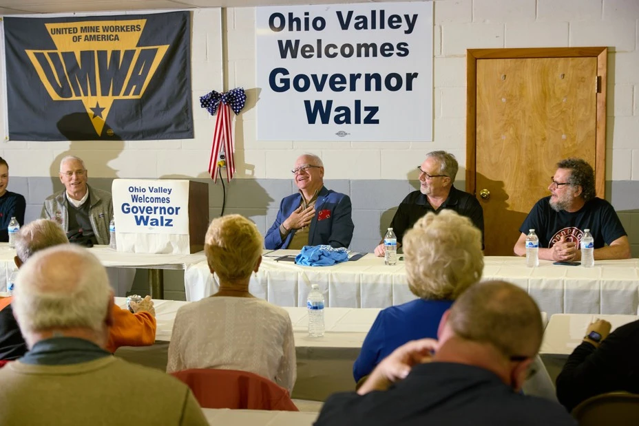 Tim Walz Looks Into the Void