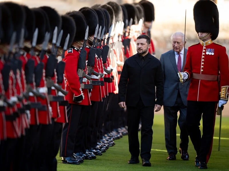 Третя за рік зустріч Зеленського й короля Чарльза ІІІ. Як приймали президента України. Фото