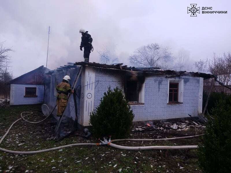 У Вінницькій області внаслідок пожежі загинули люди, одній із загиблих було понад 100 років – ДСНС