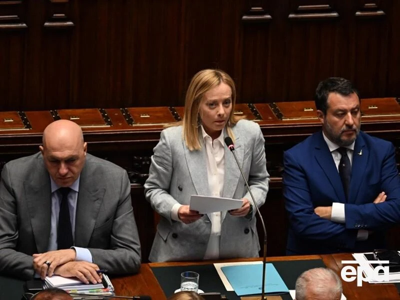 Заступник Мелоні не хоче давати грошей Україні для 