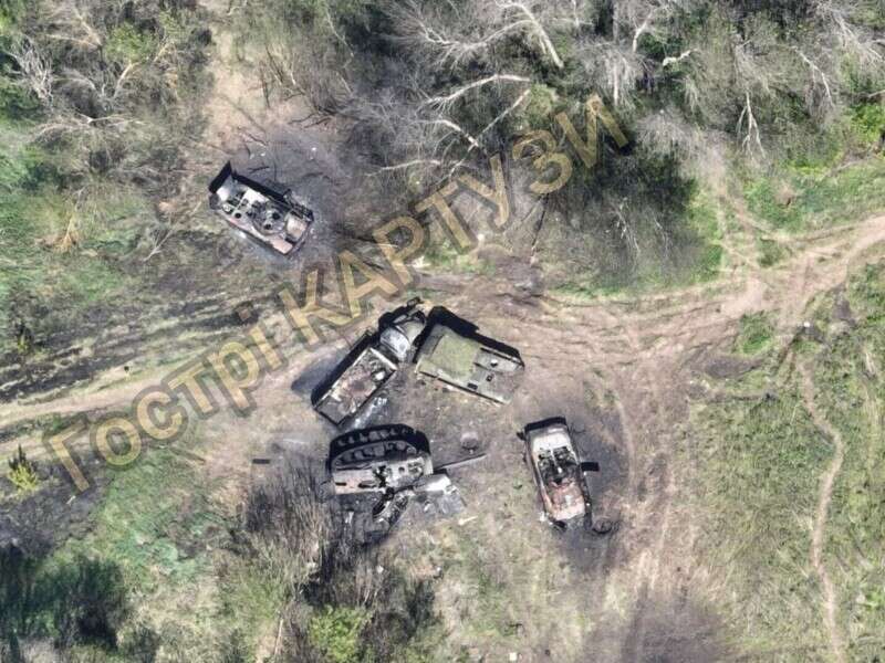 Спецпризначенці НГУ знищили бронетехніку окупантів із російським десантом під час спроби прориву кордону в Харківській області