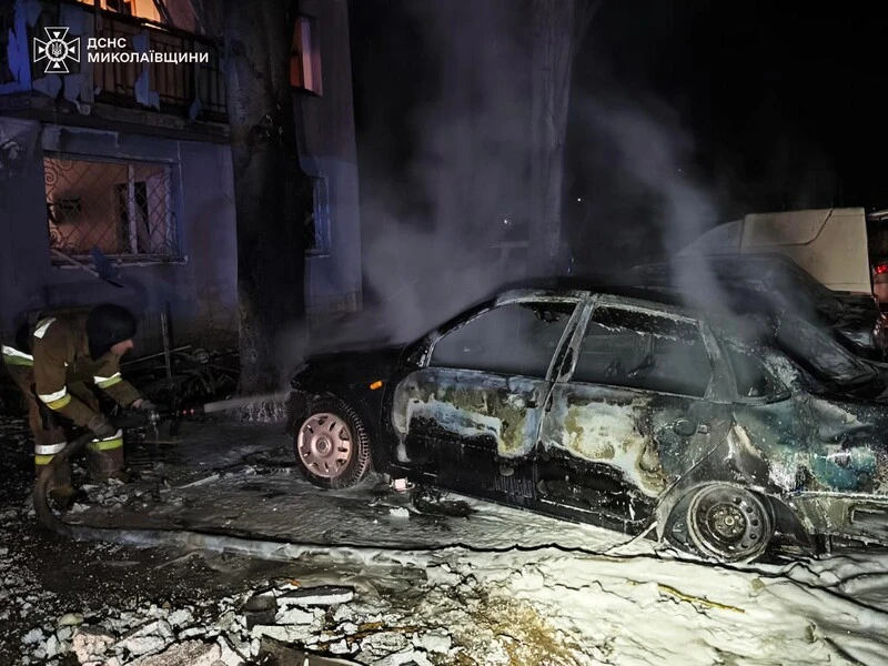 Вночі російські БпЛА атакували Миколаїв. Є постраждалі
