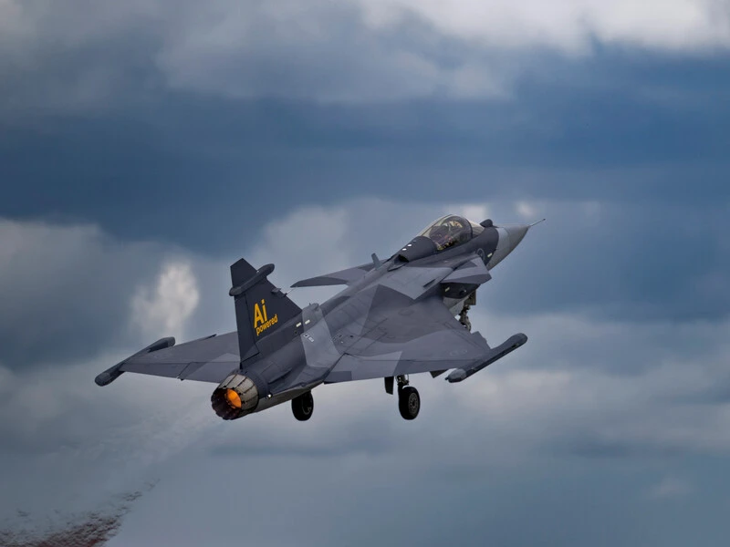 У Швеції у винищувач Gripen інтегрували штучний інтелект, він уже боровся з реальним літаком